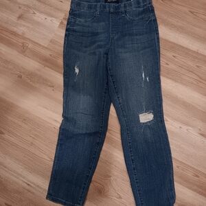 JUDY BLUE Women's Blue Distressed Jeans 7/28